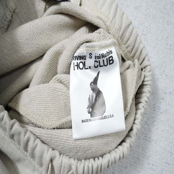 RIVINGTON ROI REBIS Red Logo Print Gray Harem Pants - Picture 6 of 16